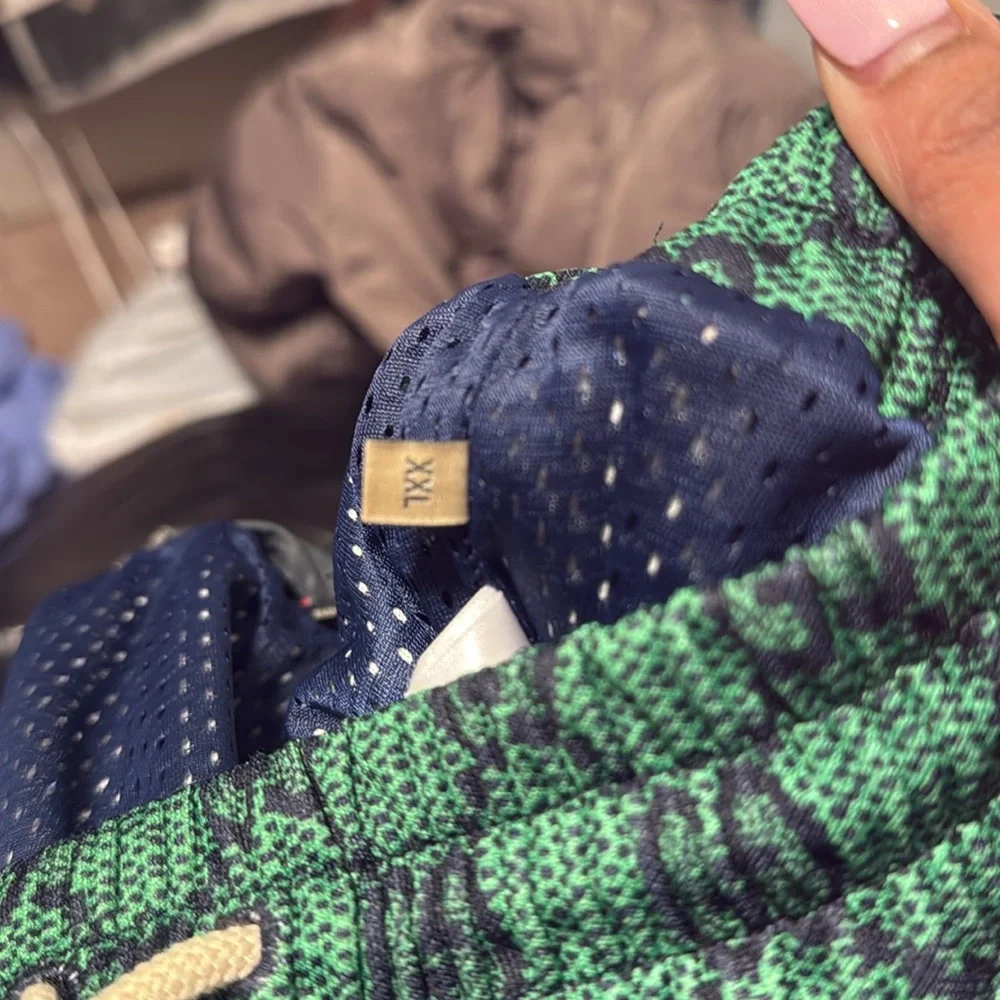 GUCCI - Webbing-Trimmed Monogrammed Tech-Jersey Track Pants - Green 2X - Picture 12 of 13